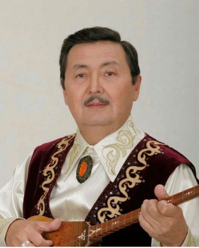 К.А. Байбусынов народный артист Казахской ССР награжден орленом Достық II степени