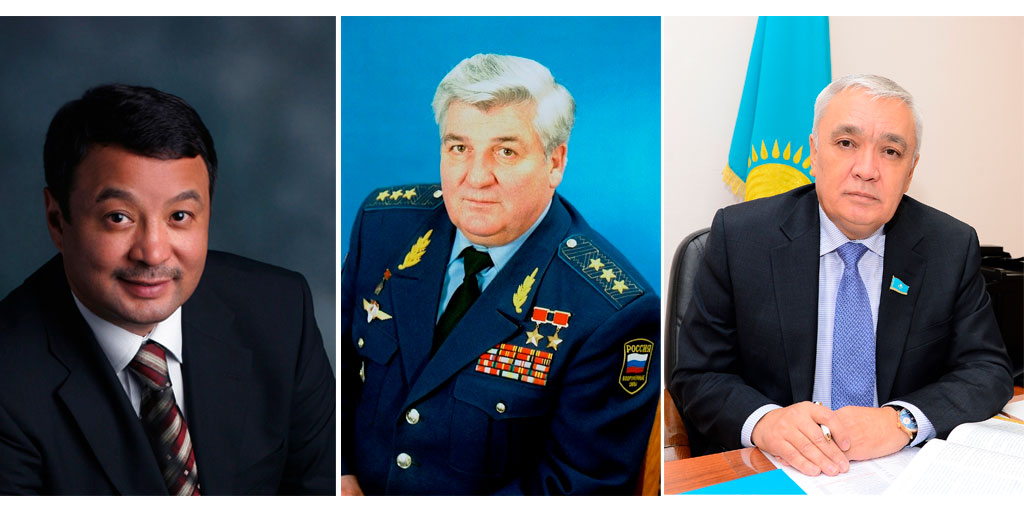 Кавалеры ордена "Парасат" Конакбаев, Климук, Сейдуманов
