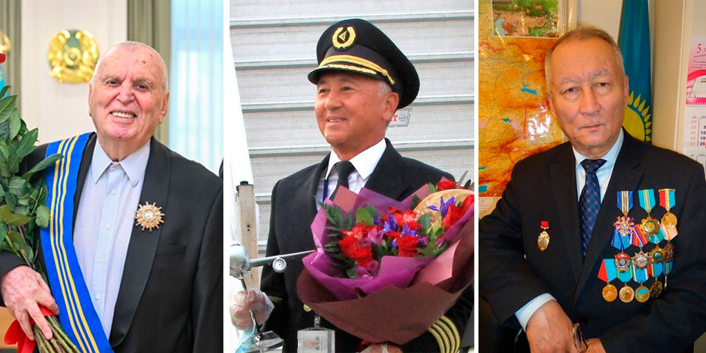 Кавалеры ордена Барыс Кесоглу, Оспанов, Исингарин
