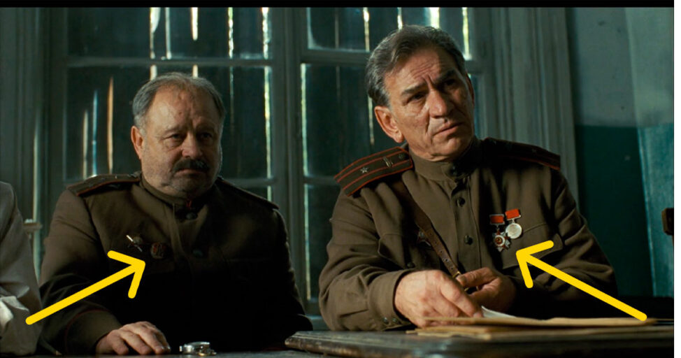 Пример неверного ношения орденов СССР
