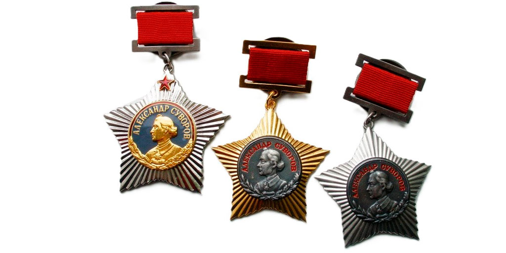 Орден Суворова I, II и III степени 1типа