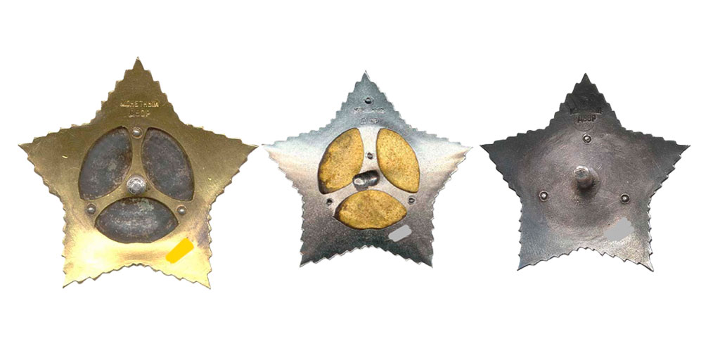 Орден Суворова I, II и III степени: реверс