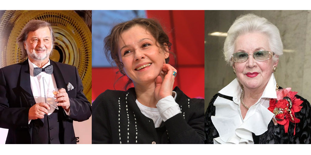 Кавалеры ордена За заслуги в культуре и искусстве Рыбников, Агуреева, Шатилова